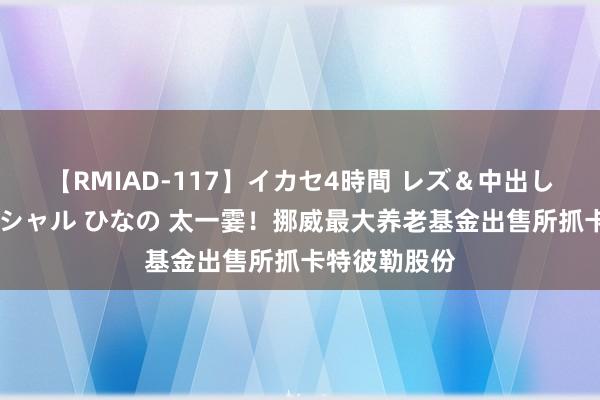 【RMIAD-117】イカセ4時間 レズ＆中出し 初解禁スペシャル ひなの 太一霎！挪威最大养老基金出售所抓卡特彼勒股份