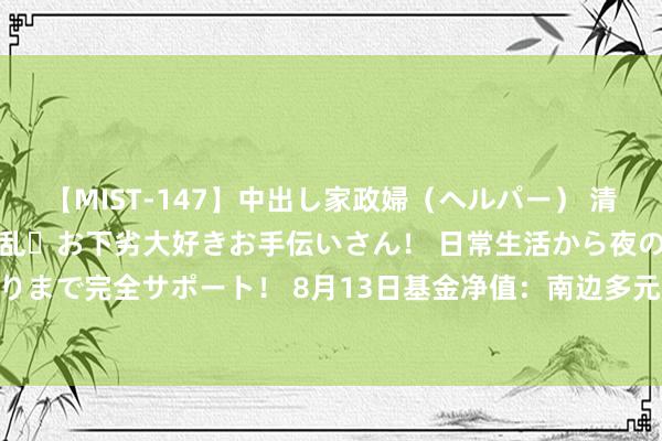 【MIST-147】中出し家政婦（ヘルパー） 清楚で美人な出張家政婦は淫乱・お下劣大好きお手伝いさん！ 日常生活から夜の性活で子作りまで完全サポート！ 8月13日基金净值：南边多元定开债券最新净值1.0954，涨0.01%